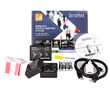 Sensmax Startkit D3 TCPIP/WiFi - STD - DUBBELRIKTAD (30-50 meter)